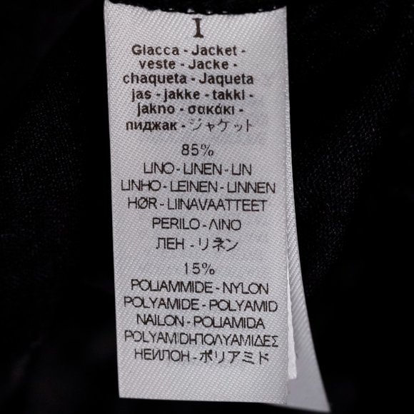 Forte_Forte Black Linen Front Tie My Jacket - Picture 9 of 12